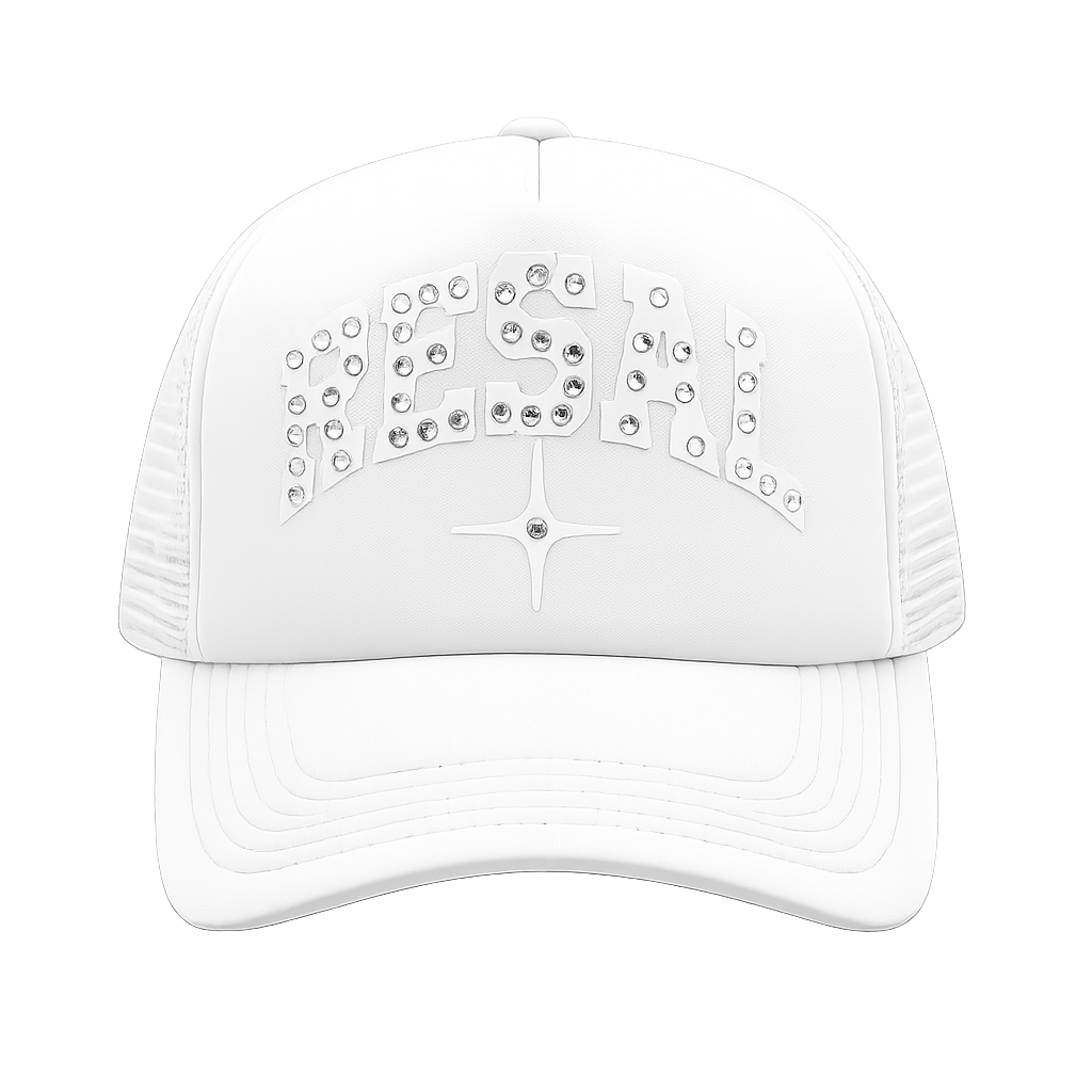 Essentials trucker hat white
